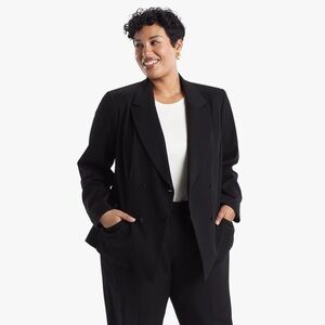 NWT M.M. LAFLEUR Roxanne‎ Blazer in Black Size +1